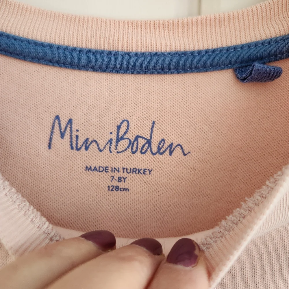 Mini Boden Pastry Graphic Tee Size 7/8 - Picture 4 of 6